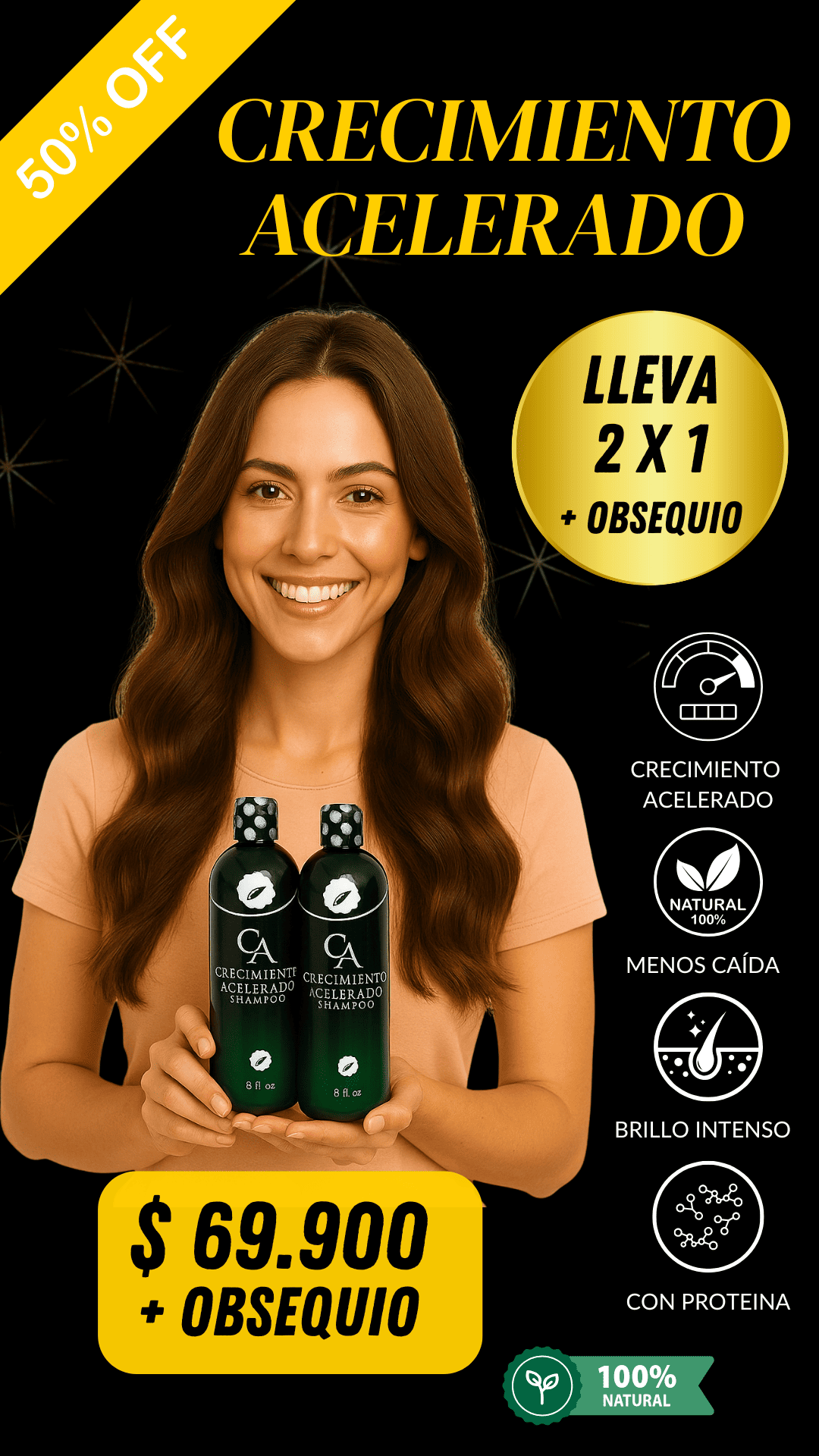 Shampo crecimiento acelerado